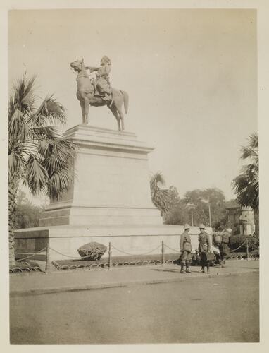 Statue of Viceroy Pasha, Egypt, Captain Edward Albert McKenna, World War I, 1914-1915