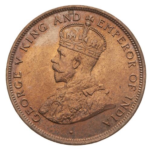 Coin - 1 Cent, British Honduras (Belize), 1913