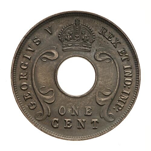 Coin - 1 Cent, British East Africa, 1913