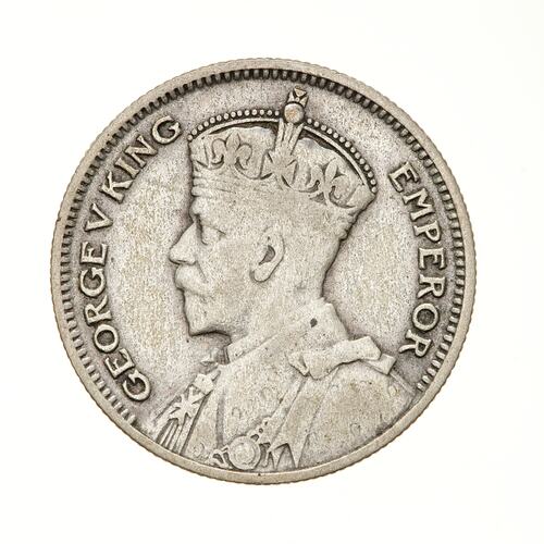 Coin - 6 Pence, Fiji, 1935