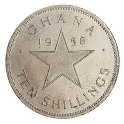 Proof Coin - 10 Shillings, Ghana, 1958