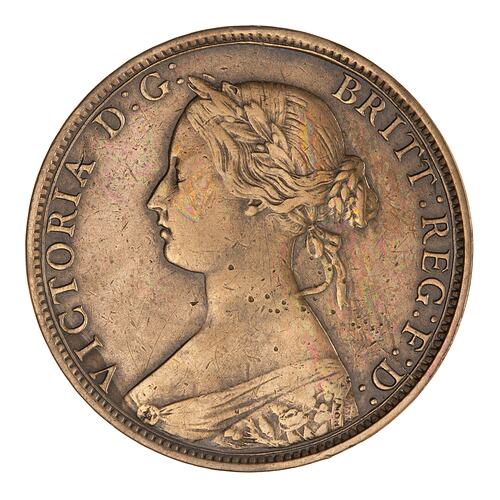 Coin - 1 Cent, New Brunswick, Canada, 1864