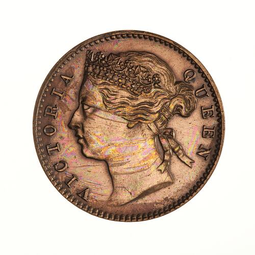 Coin - 1/4 Cent, Straits Settlements, 1873