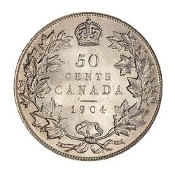 Coin - 50 Cents, Canada, 1904