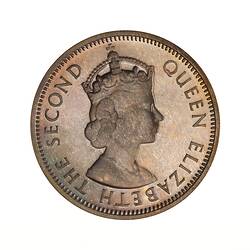 Proof Coin - 2 Cents, Mauritius, 1953