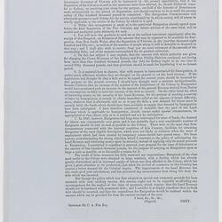 Parliamentary Paper - Emigration, Parliament of Victoria, Colony of Victoria