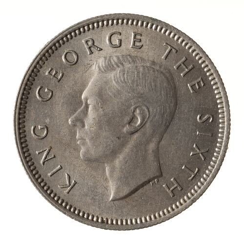 Coin - 6 Pence, New Zealand, 1952
