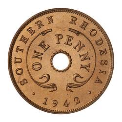 Proof Coin - 1 Penny, Southern Rhodesia, 1942