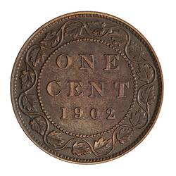 Coin - 1 Cent, Canada, 1902