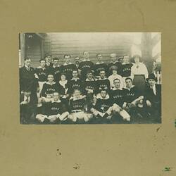 Photograph - Kodak Australasia Ltd, Kodak Football Team, Ivanhoe Football Ground, circa 1914