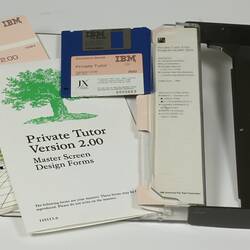 Educational Resource - IBM, Prvate Tutor Version 2.00, Personal Computer, Model JX, 1980s