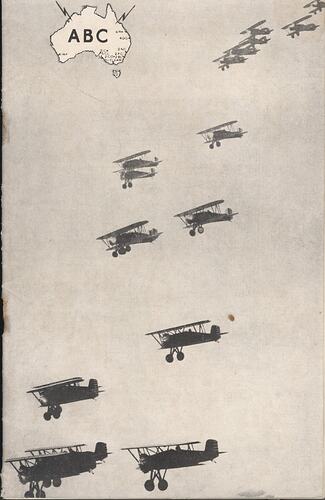 Booklet - Centenary Air Race, Australian Broadcasting Commission, 1934