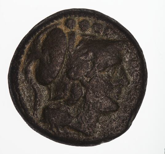 Coin - Triens, Anonymous issue, Ancient Roman Republic, post 211 BC