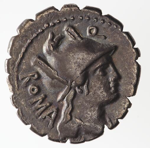 Coin - Denarius, C. Publicius, Ancient Roman Republic, 80 BC