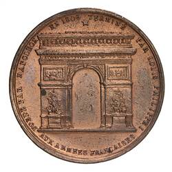 Medal - Inauguration of the Arc de Triomphe, Louis Philippe I, France, 1836