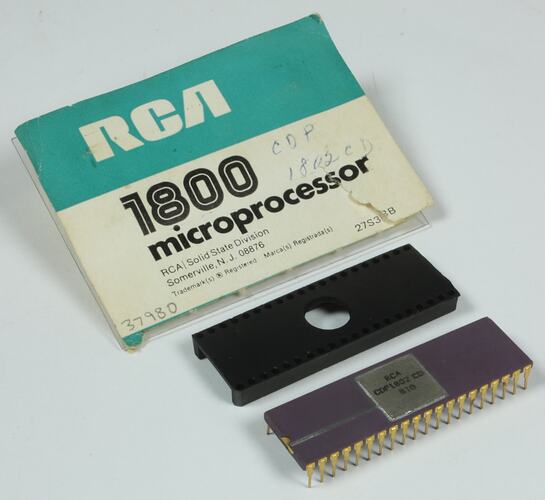 Integrated Circuit - RCA, Microprocessor, CMOS, Type 1802, 1976