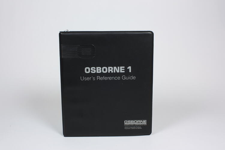 User Manual - Osborne, Portable Computer, Model 1, circa 1981