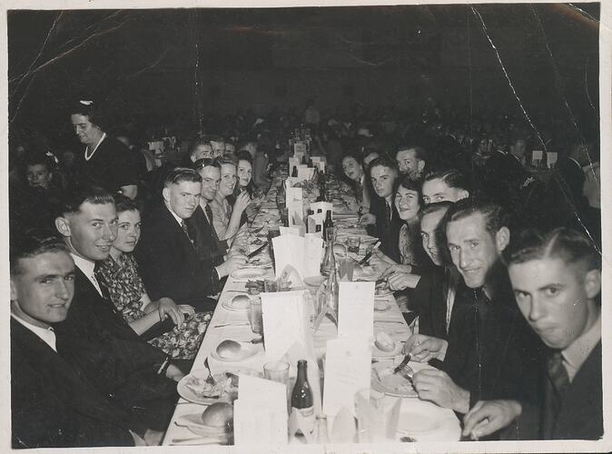 Photograph - Kodak Australasia Pty Ltd, Men and Women at a Formal Dinner, Melbourne, circa 1949