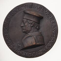 Electrotype Medal Replica - Federigo del Montefeltro, Duke of Urbino