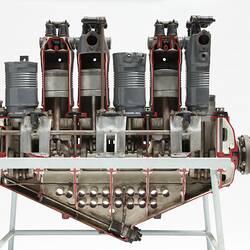 Aero Engine - Benz & Cie, Benz IVa, 230 HP, 6-Cylinder Inline, Mannheim ...