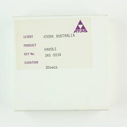 Box - Motion Film, Kodak Australasia Pty Ltd, Television Commercial, 'Handle', 1976
