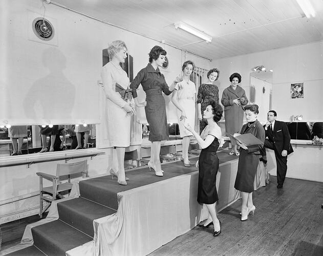 Southdown Press, Women on a Catwalk, Melbourne, Victoria, 25 Jun 1959