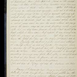 Page from a handwritten diary.