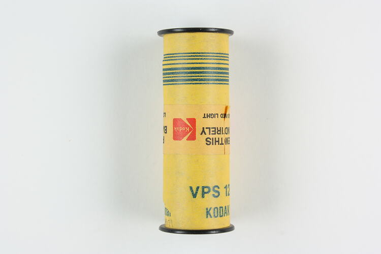Film spool sealed with tape.