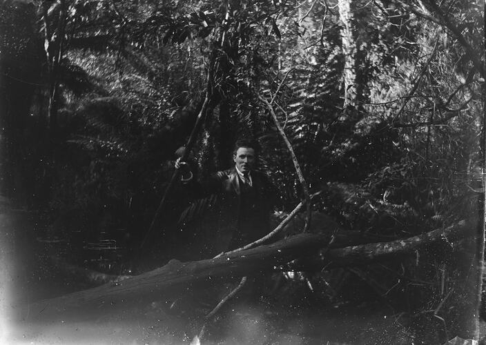 Man In Forest, circa 1910s