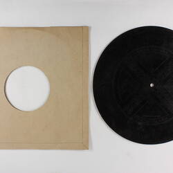 Disc Recording - Zonofono, Single Sided,  'Prendi L'anel Ti Dono' from 'Sonnambula', 1903-1910
