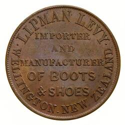 Lipman Levy, Wholesaler & Retailer, Wellington, New Zealand (1823-1880)