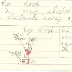 Document - Ian Ballantine, to Dorothy Howard, Description of Marbles Game 'Eye Drop', 1955