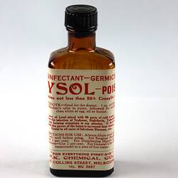 Bottle - Lysol, F.K Chemical Co., Melbourne, 1940-1945