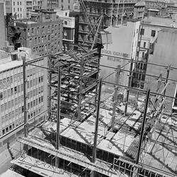 Negative - Royal Automobile Club of Victoria, Club Construction Site, Melbourne, 02 Mar 1960