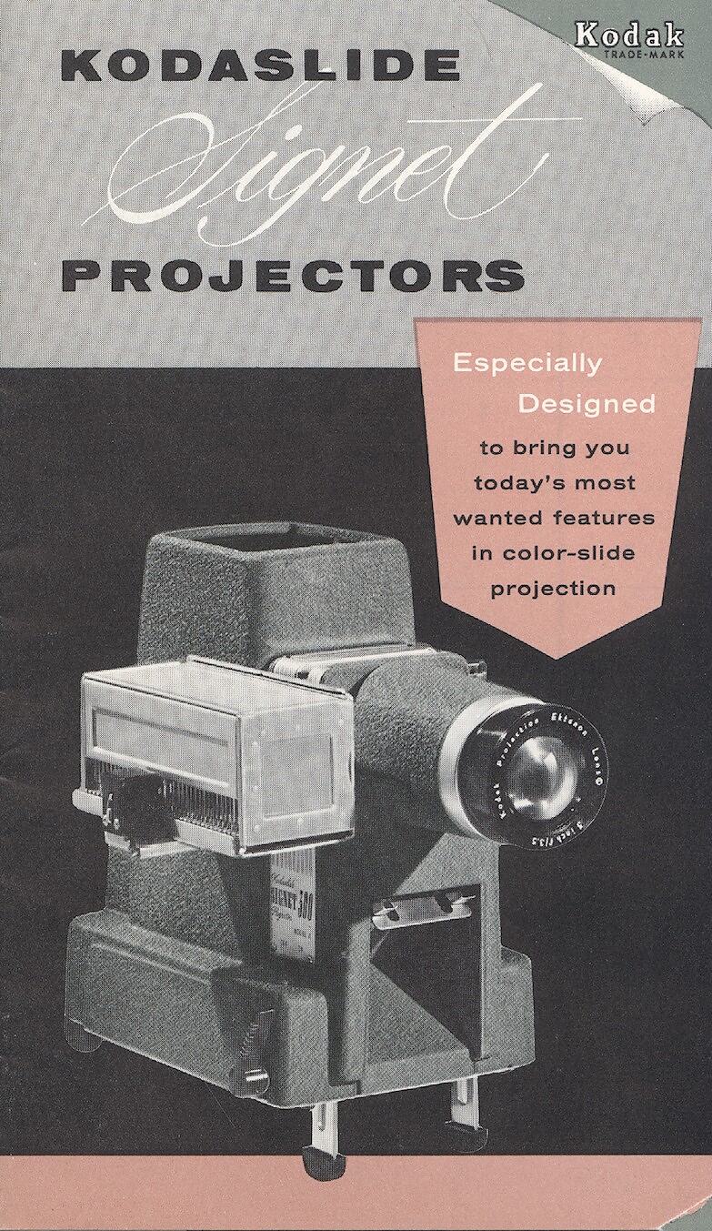 Publicity Leaflet Eastman Kodak, 'Kodaslide Projectors', 1956