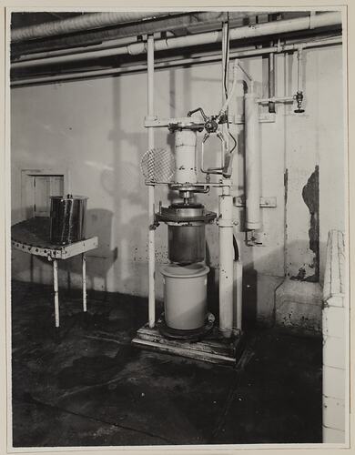 Medium size vat with pipes and dials.