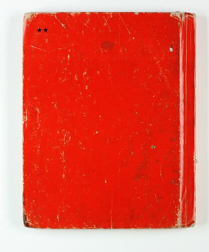 Red book cover.