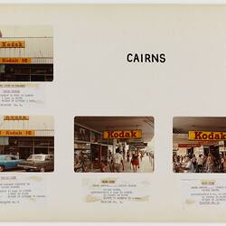 Poster - Kodak Retail Signage, 'Cairns', Kodak Australasia Pty Ltd, circa 1976
