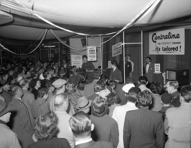 Centreline Pty Ltd, Crowds at a Trade Exhibition, Melbourne, Victoria, 1956