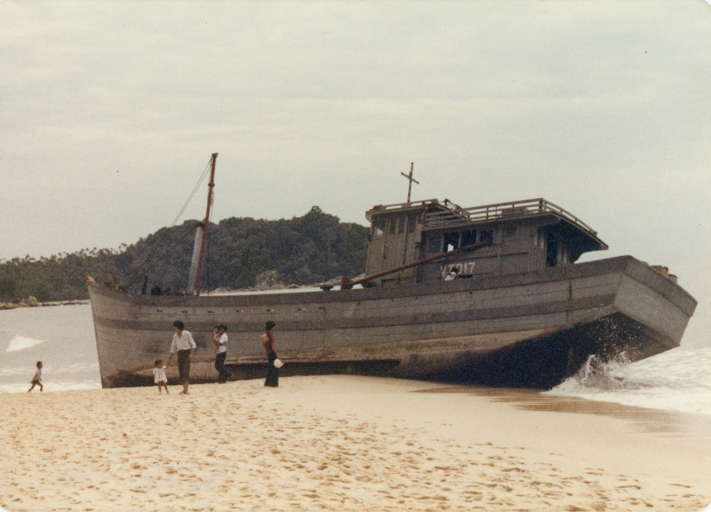 Model Fishing Boat - Pulau Bidong Refugee Camp, Malaysia, 1981