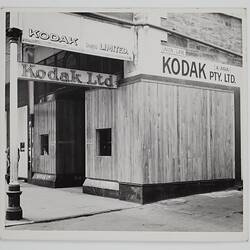 Photograph - Kodak Australasia Pty Ltd, Shopfront Window Hoarding, Adelaide, South Australia, circa 1940s