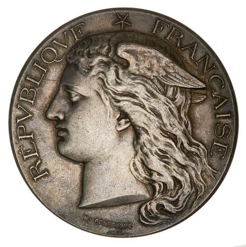 Medal - Avignon Agricultural Exhibition Silver Prize, 1891 AD