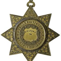 Medal - Victoria's 50th Jubilee Exhibition Prize, Victoria, Australia, 1884-1885