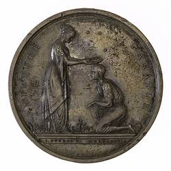 Medal - Clarke Medal, Royal Humane Society of Australasia, Australia, Awarded to Mary Jane Cosgrave, Aged 10, 1885