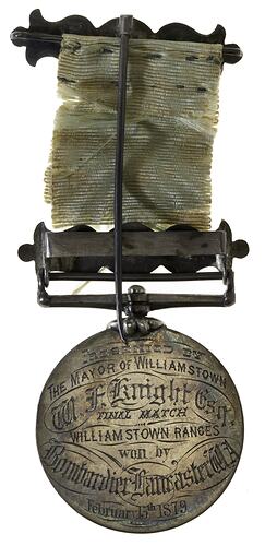 Medal - Williamstown Rifle Range, 1879