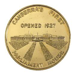 Medal - Australian Bicentenary, Opening of Parliament House, 1988 AD