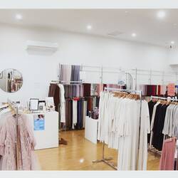 Photograph - Muslim Men's Clothing Display, EMAAN Store Interior, 338-342 Sydney Road, Coburg, 20 Sep 2020