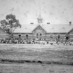 Negative - Maryborough State School No.404, Victoria, circa 1880