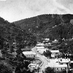 Negative - View of Walhalla, Victoria, 1919