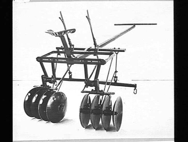 M-H HIGH-LOW DISC CULTIVATOR (IN RAISED POSITION): 1933